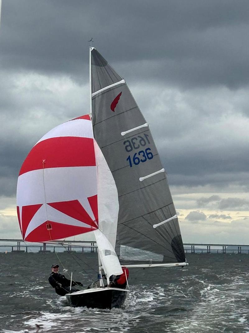 Kestrel Nationals 2024 at Royal Tay - Worfe and Hersum enjoying a downhill sleigh ride photo copyright Le Mare taken at Royal Tay Yacht Club and featuring the Kestrel class