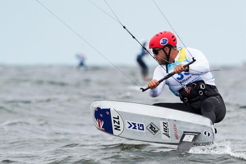 Lukas Walton-Keim - NZL - Kiteboard -  Day 5, 2023 Allianz Sailing World Championships, The Hague, August 15, 2023  - photo © Sailing Energy / World Sailing