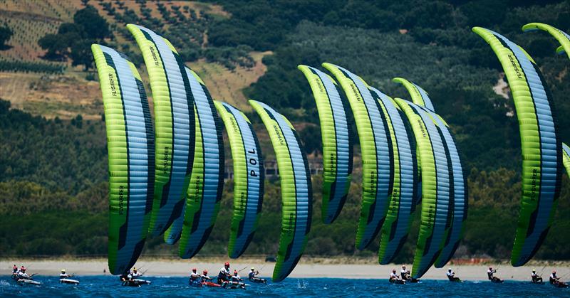 Epic conditions on day 3 - 2024 Formula Kite Youth Worlds photo copyright IKA media/ Robert Hajduk taken at  and featuring the Kiteboarding class