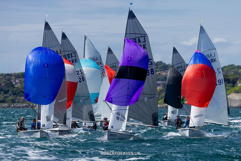 Musto Lark National Championships at Weymouth day 1 photo copyright Robert Deaves / www.robertdeaves.uk taken at Weymouth Sailing Club and featuring the Lark class