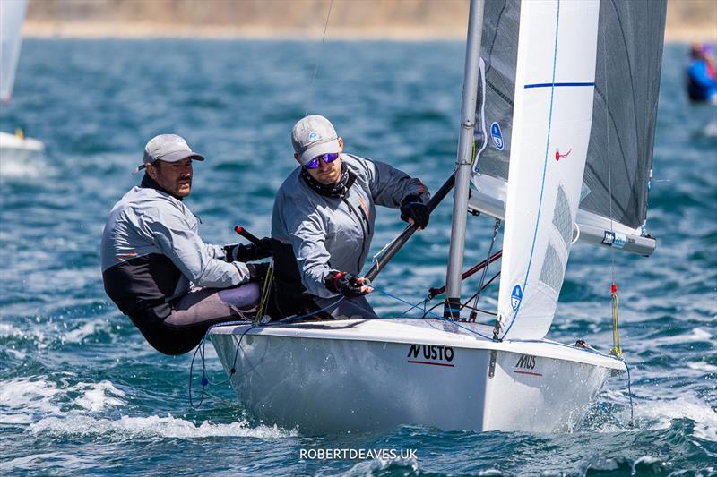 Musto Lark National Championships at Weymouth day 4 photo copyright Robert Deaves / www.robertdeaves.uk taken at Weymouth Sailing Club and featuring the Lark class