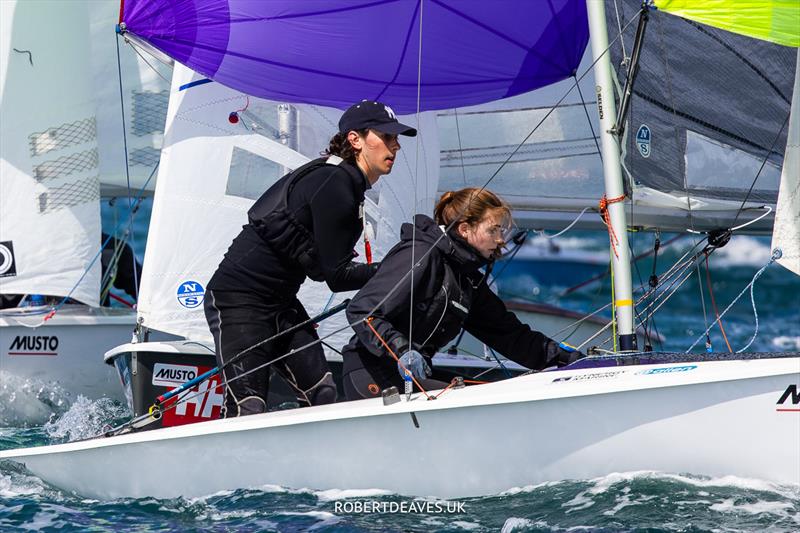 Musto Lark National Championships at Weymouth day 4 photo copyright Robert Deaves / www.robertdeaves.uk taken at Weymouth Sailing Club and featuring the Lark class