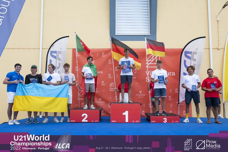 2022 ILCA U21 Worlds at Vilamoura, Portugal prize giving - photo © osga_photo / Joao Costa Ferreira