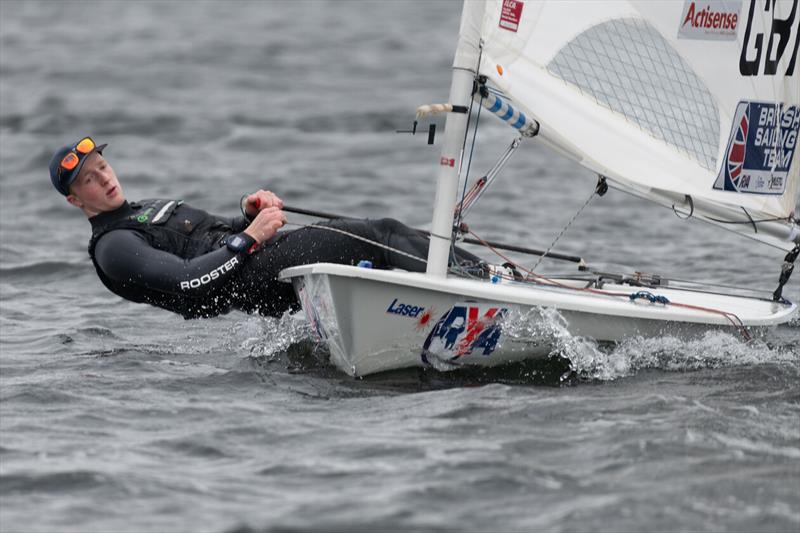 Tim Evans was overall winner of the Cambridgeshire Youth League event at Grafham Water SC photo copyright Paul Sanwell / OPP taken at Grafham Water Sailing Club and featuring the ILCA 7 class