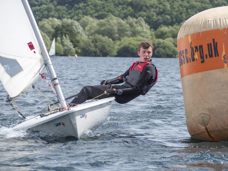 First youth Charlie Munnery (Hyekham) at the Notts County ILCA Open photo copyright David Eberlin taken at Notts County Sailing Club and featuring the ILCA 7 class