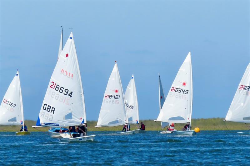 ILCA open meeting at Overy Staithe - photo © Bernard Clark