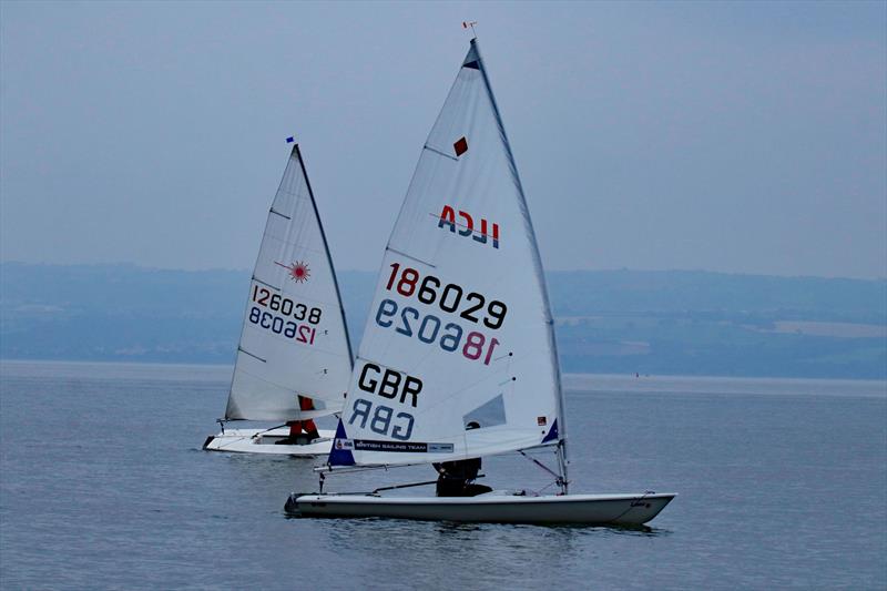 West Kirby ILCA Open - Angus Tennant and Bill Johnson photo copyright Alan CM Jenkins taken at West Kirby Sailing Club and featuring the ILCA 7 class