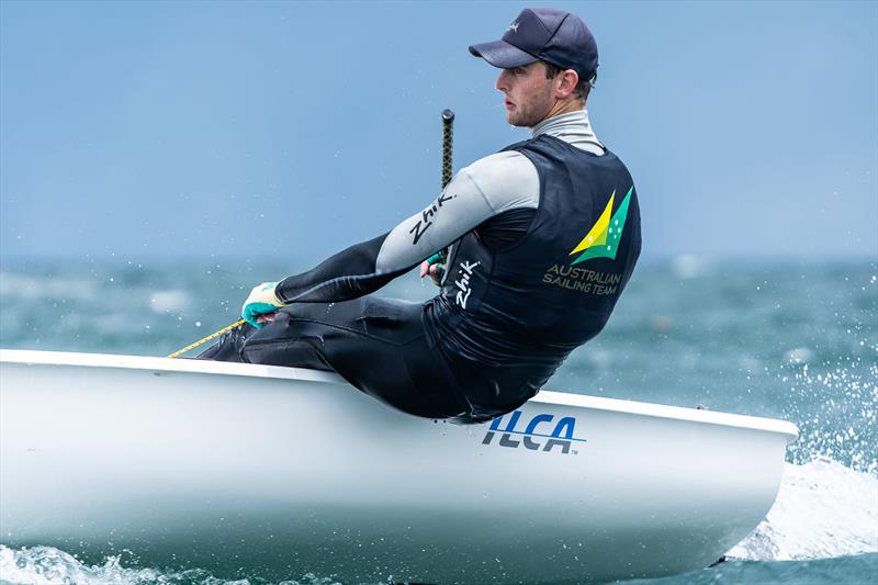 Ethan McAullay - Sail Melbourne 2024 photo copyright Beau Outteridge taken at Australian Sailing and featuring the ILCA 7 class