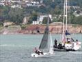 Oliver and Elliott Thompson during the 2000 class Nationals at Torbay © Darren Thompson