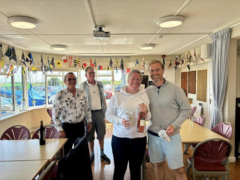 Adrian and Roz Stell win West Country Boat Repairs 2000 Millennium Series Round 4 at Keyhaven photo copyright 2000 class taken at Keyhaven Yacht Club and featuring the 2000 class