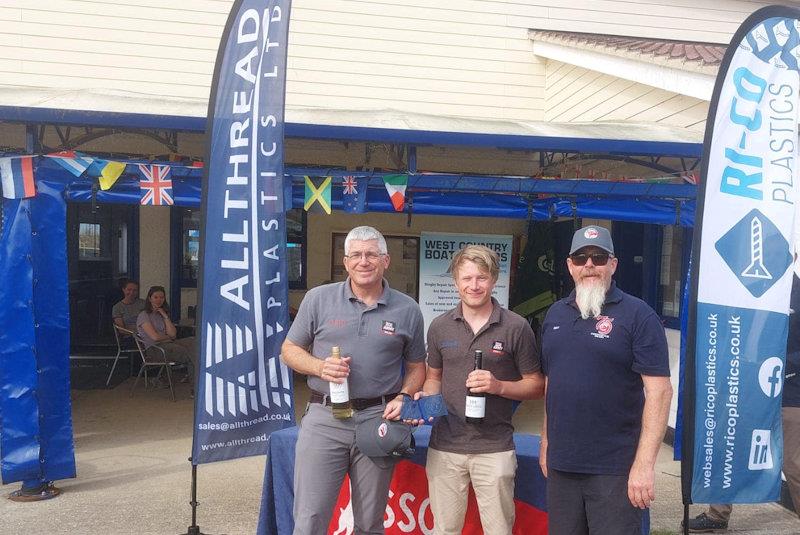 Matt Sargent and Ross Southwell, third overall - West Country Boat Repairs 2000 class Millennium Series round 5 at Stone - photo © Pete Vincent