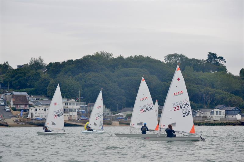 2024 IW Youth and Junior Championship Series at Gurnard photo copyright Jenny Preston taken at Gurnard Sailing Club and featuring the ILCA 4 class