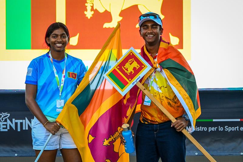 Taalya Tranchell and Omar Hazari - Youth Sailing World Championships 2024 photo copyright World Sailing taken at Vela Garda Trentino and featuring the ILCA 6 class