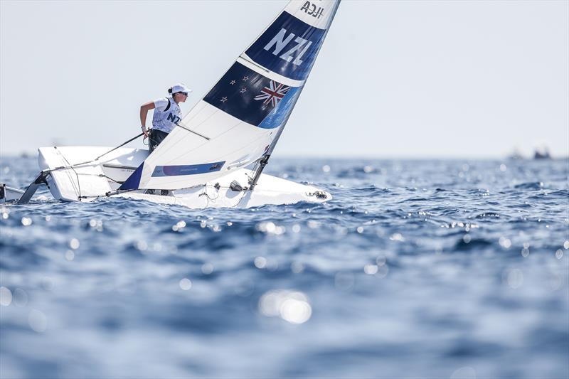 Greta Pilkington  (NZL) - Womens Dinghy (ILCA-7) - Day 7 - Marseille - Paris2024 Olympic Regatta - August 3, 2024 photo copyright World Sailing / Sander van der Borch taken at  and featuring the ILCA 6 class