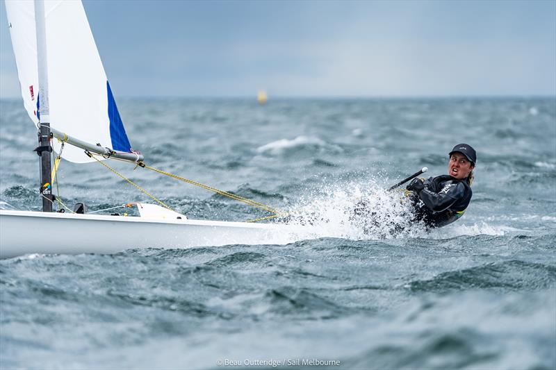 Zoe Thomson winner ILCA6 - 2024 Sail Melbourne - photo © Beau Outteridge