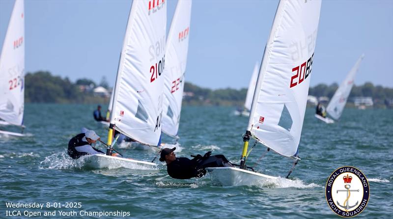 Mara Stransky on her way to winning the women's and open trophy in the ILCA 6 - photo © Mike Middleton / RQYS