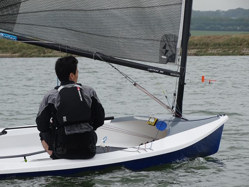 Robbie Claridge leading during the Noble Marine Lightning 368 2022 Travellers  at Up River YC - photo © Caroline Hollier