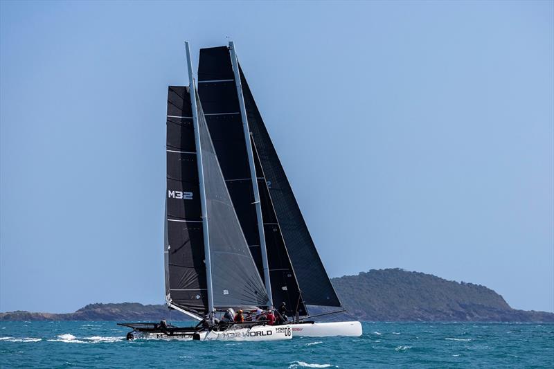 The larger multis handlled the conditions better than their smaller counterparts - Ocean Dynamics and Mount Gay Airlie Beach Race Week 2024 photo copyright Andrea Francolini / ABRW taken at Whitsunday Sailing Club and featuring the M32 class