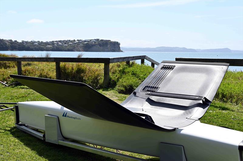 Integrated wing fittings and faired deck - Mackay Bieker BM-V3 Moth - Mackay Boats - December 2024 photo copyright Mackay Boats taken at Wakatere Boating Club and featuring the  class