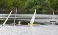 GAMES 6 Nylet RM Challenge Trophy: Shaun Wyeth (99) is already round the windward mark being chased by his son Lewis (77), David Cole (74) and Colin Harper (28) © Roger Stollery