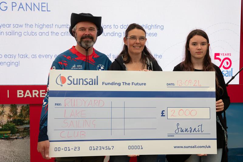 Funding the Future initiative winners - Rudyard Lake Sailing Club - photo © Sunsail