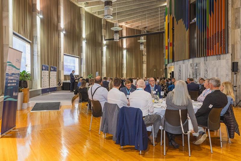 The awards were presented at a celebration dinner in the Banquet Hall, Parliament House photo copyright New Zealand Marina Operators Association taken at  and featuring the Marine Industry class