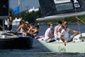 Lea Vogelius (DEN) (right) against Kristine Mauritzen (DEN) in the petit-final - 2024 Aspen Bermuda Women's Match Racing Regatta © Ian Roman / WMRT