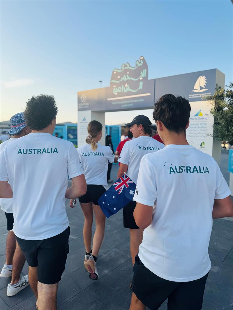 CYCA Youth Sailing Academy team at the 2024 World Sailing Youth Match Racing World Championship at Jeddah Yacht Club & Marina - photo © Jordan Reece