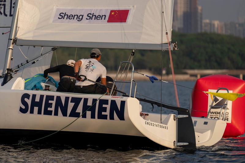 Local team skippered by Sheng Shen with crew Yongdong Zhang, Yi Huang, Changlong Liu, Liguo Zhang, Hainan Chen - photo © Ian Roman / WMRT