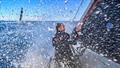 Wet and Wild - On the bow of SHK Scallywag © Bow Caddy Media