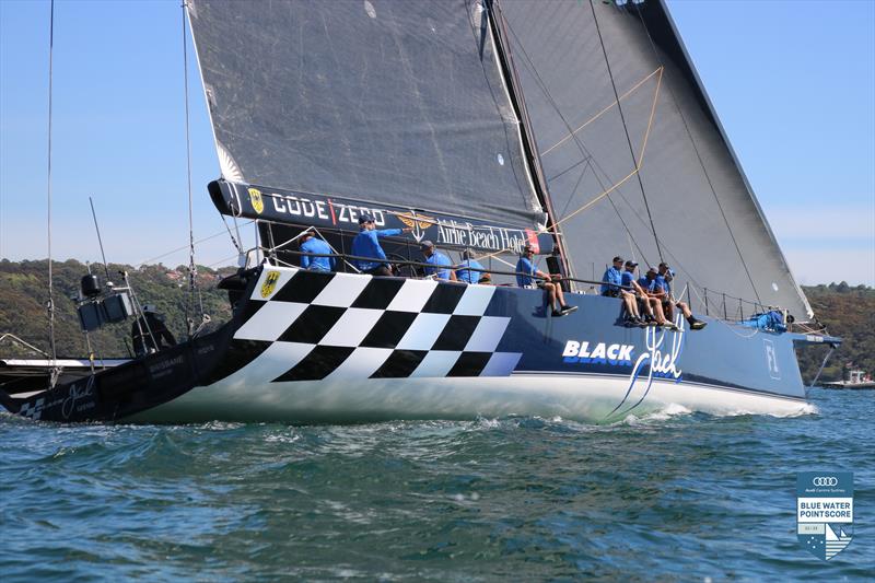 Black Jack at the start of the 2022 Bird Island Race - photo © CYCA