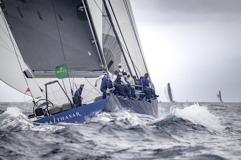 The Louis Balcaen-skippered Balthasar sets off on the Rolex Middle Sea Race - photo © Rolex / Kurt Arrigo