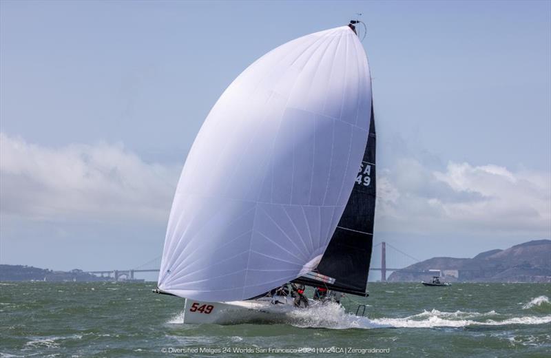 Kent Pierce's AVERAGE USA549 - 2024 Diversified Melges 24 Worlds 2024 San Francisco - photo © IM24CA | Zerogradinord