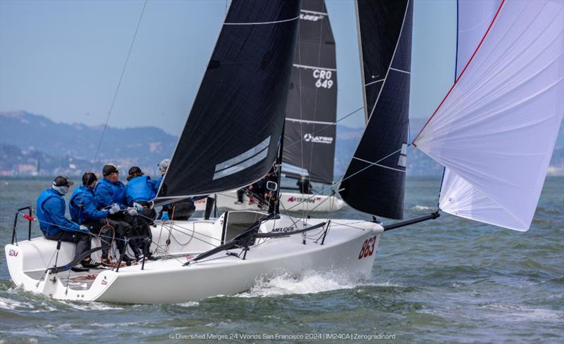 Cuyler Morris' Dark Horse (USA) - 2024 Diversified Melges 24 Worlds in San Francisco - photo © IM24CA / Zerogradinord