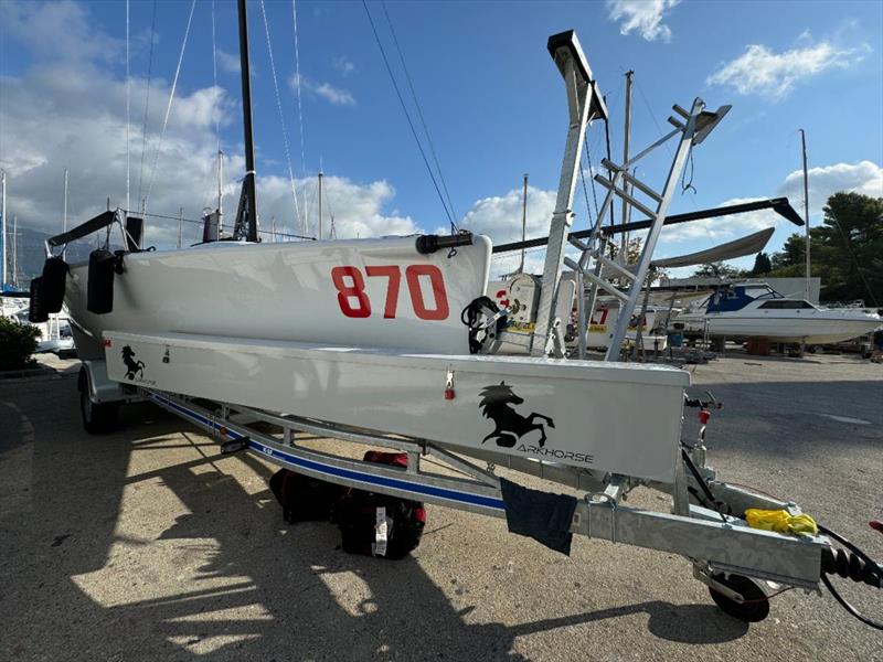 Cuyler Morris' Dark Horse (USA) - the newest Melges 24 in Split - photo © IM24CA