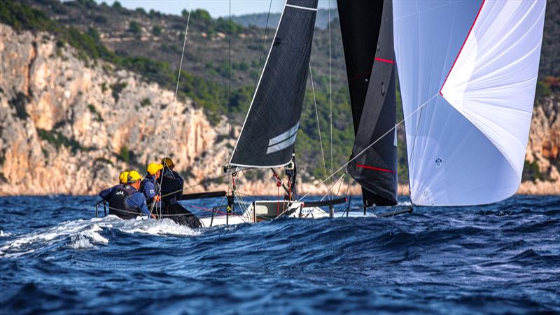 Luka Šangulin's Panjic battles the elements in the CRO Melges 24 Cup - photo © Hrvoje Duvancic / regate.com.hr