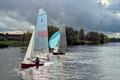 Rob and Hattie Cage, first overall - Merlin Rocket DeMay and Thames Series at Hampton © Emma Bunner