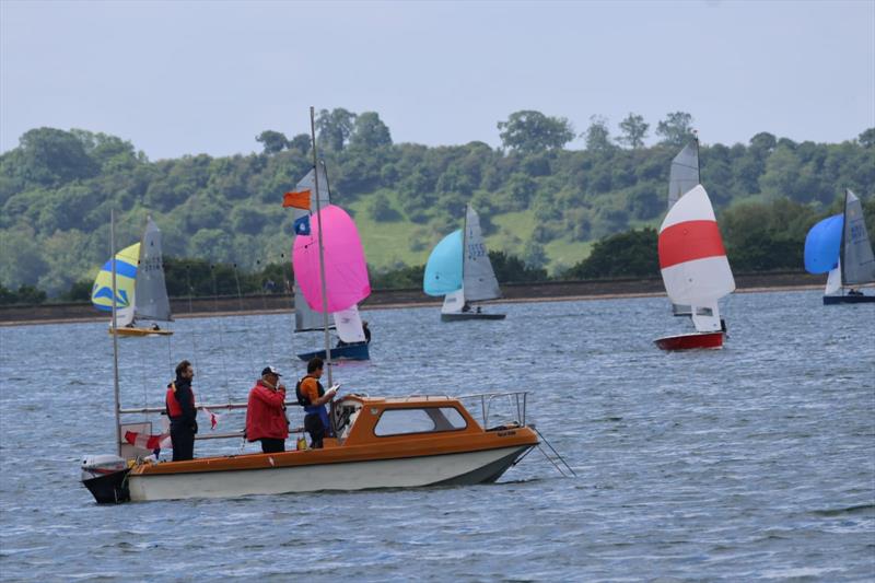 Tom Gillard and Rachael Gray lead from Tim Saxton and Holly Macarthur during the Allen Merlin Rocket Inlands at Bristol Corinthian - photo © Kate Lee