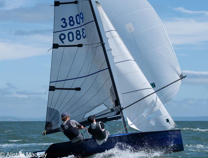 Merlin Rocket Nationals at Tenby Day 2 - photo © Alistair Mackay