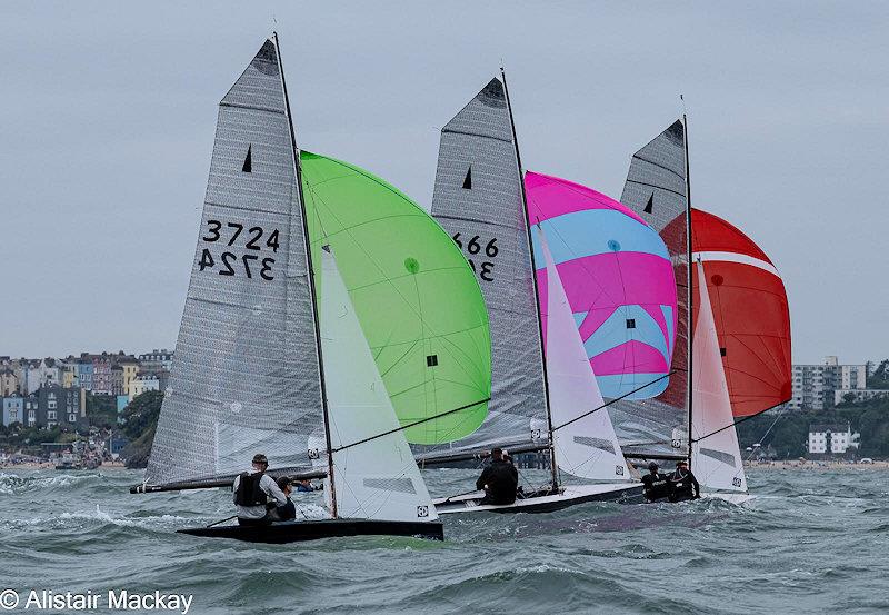 Merlin Rocket Nationals at Tenby day 1 photo copyright Alistair Mackay taken at Tenby Sailing Club and featuring the Merlin Rocket class