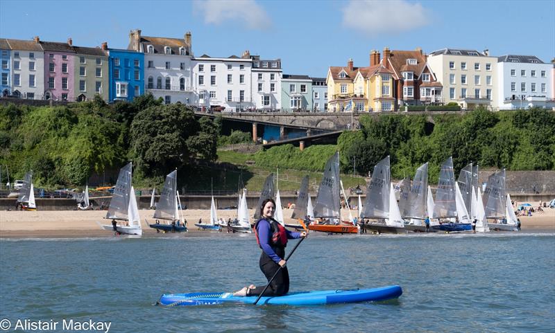 Merlin Rocket Nationals at Tenby day 4 photo copyright Alistair Mackay taken at Tenby Sailing Club and featuring the Merlin Rocket class