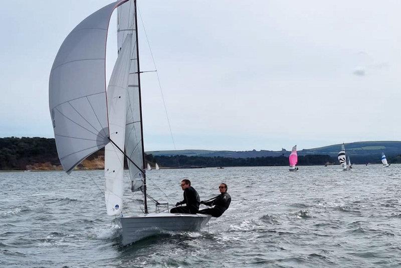 Katherine Louise Kimber Bithell and Tom Pygall - Merlin Rocket Women's Championship photo copyright Graham Williamson taken at Parkstone Yacht Club and featuring the Merlin Rocket class