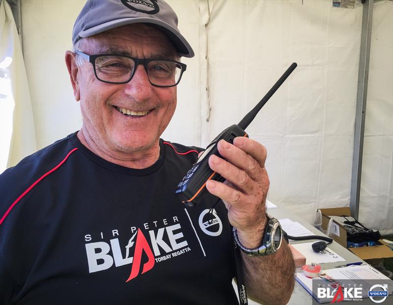 PRO Harrold Bennett at the Sir Peter Blake Torbay Regatta photo copyright Suellen Hurling taken at Torbay Sailing Club