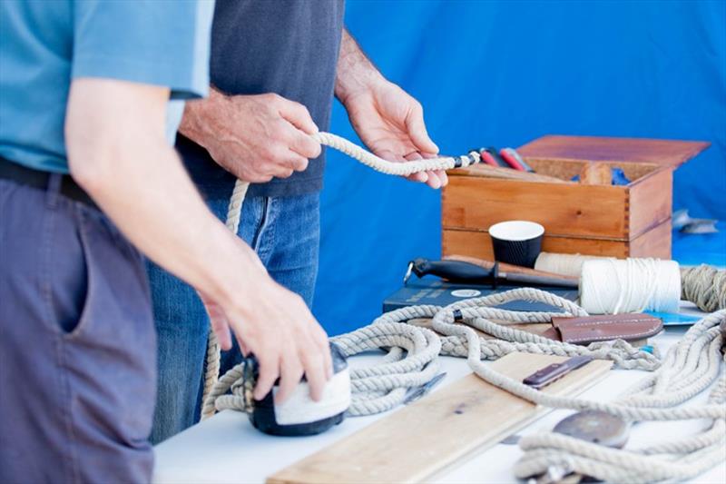 Maritime Village - Marine skill demonstration photo copyright Morgan Webb taken at 