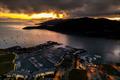 A view of sunrise through event on water photographer Andrea Francolini's lens - 2024 Ocean Dynamics and Mount Gay Airlie Beach Race Week © Andrea Francolini / ABRW