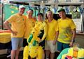 Alistair, Rich Wormald, Anna Meares, Ben Houston and Iain Brambell at F & F © Australian Sailing