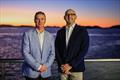 Hamilton Island Race Week C Salty Dingo - (L) Lyndon Turner CEO Nautilus Marine Insurance (R) Peter Brulisauer CEO Hamilton Island © Salty Dingo