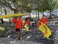 Townsville Picnic Bay Surf Club volunteers at the fund raising BBQ at SeaLink Magnetic Island Race Week © TPBSC