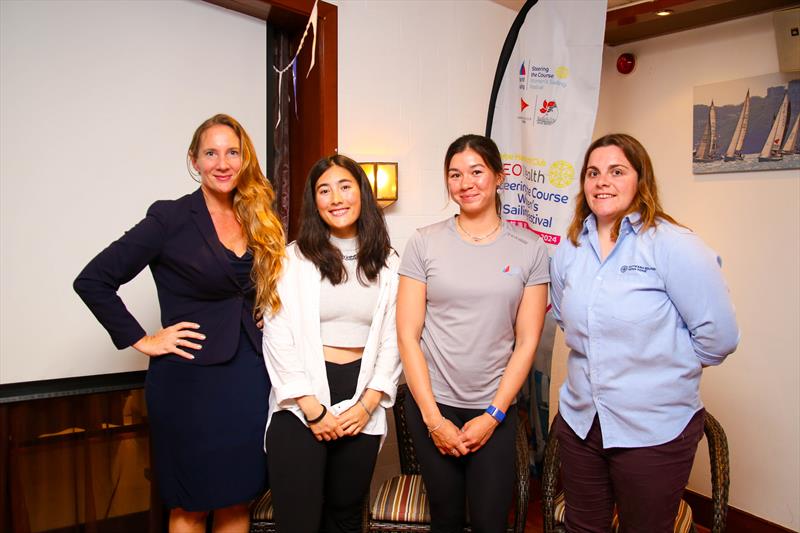 Moderator (Heather Linhardt) and Guest Speakers: Nancy Highfield, Stephanie Norton & Amelia Ralphs - photo © HHYC