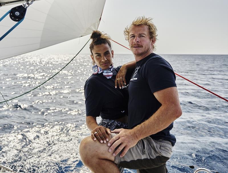 Daniel Roesner and his girlfriend sailing - photo copyright Andre Kirsch taken at 